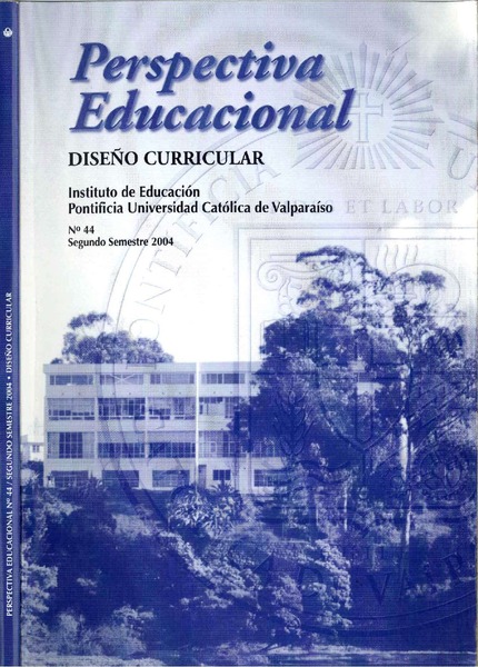 					View Vol. 44 (2004): Curricular Design
				